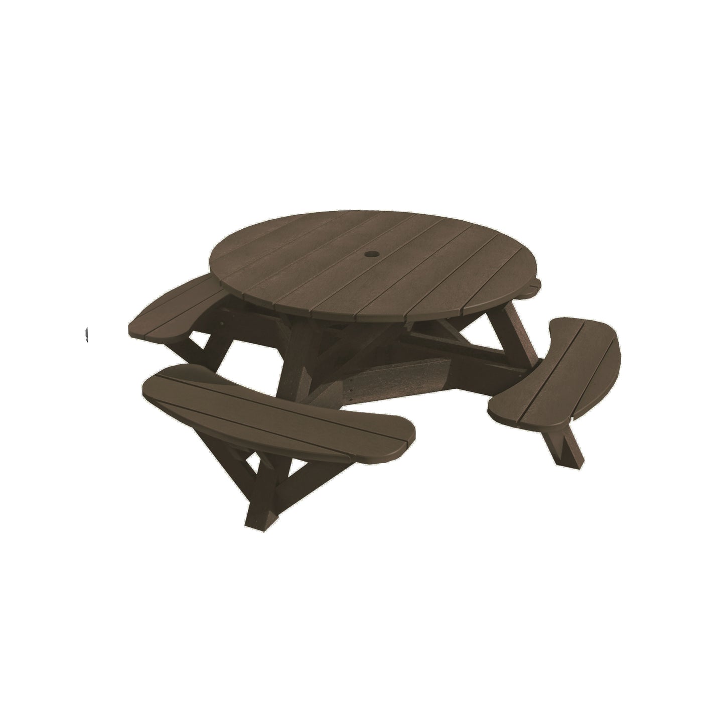 C.R. Plastics | 51" Round Picnic Table - Mazdak Leisure