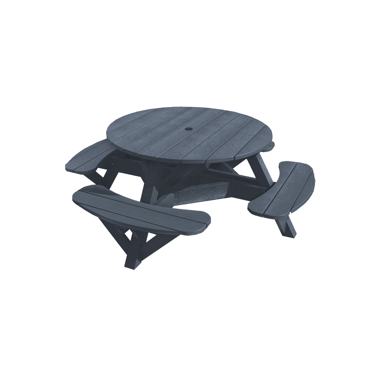 C.R. Plastics | 51" Round Picnic Table - Mazdak Leisure