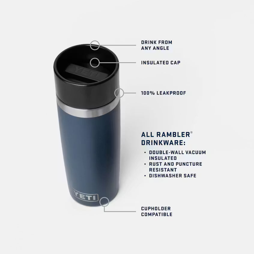 YETI | Rambler® 473mL (16oz) Travel Bottle - Mazdak Leisure
