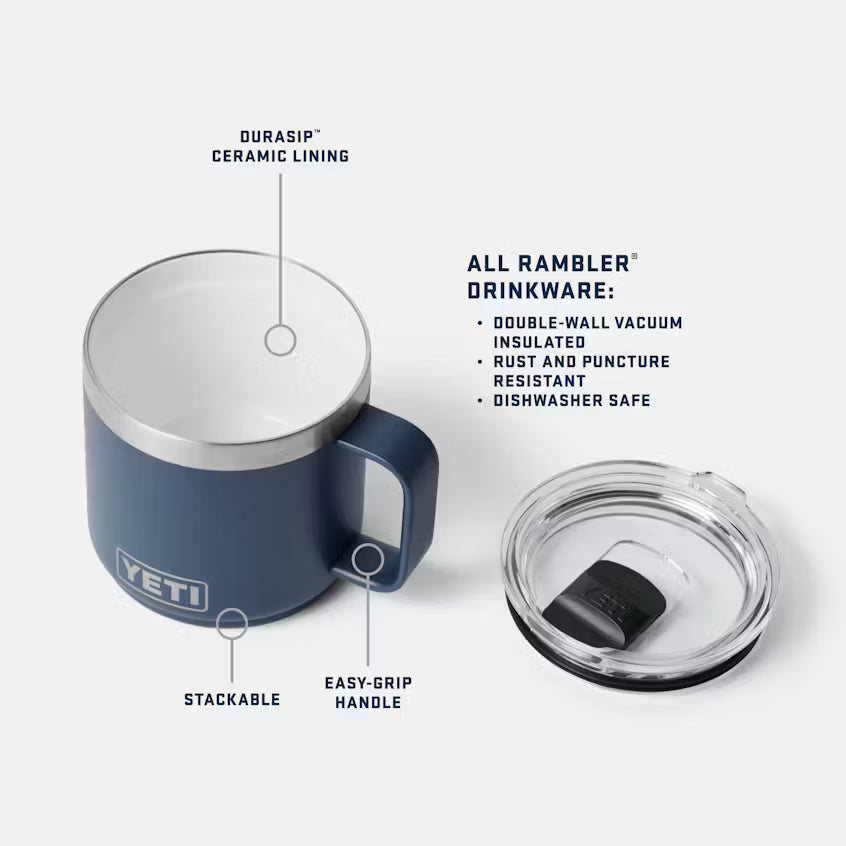 YETI | Rambler® 414 (14oz) Stackable Mug - Mazdak Leisure