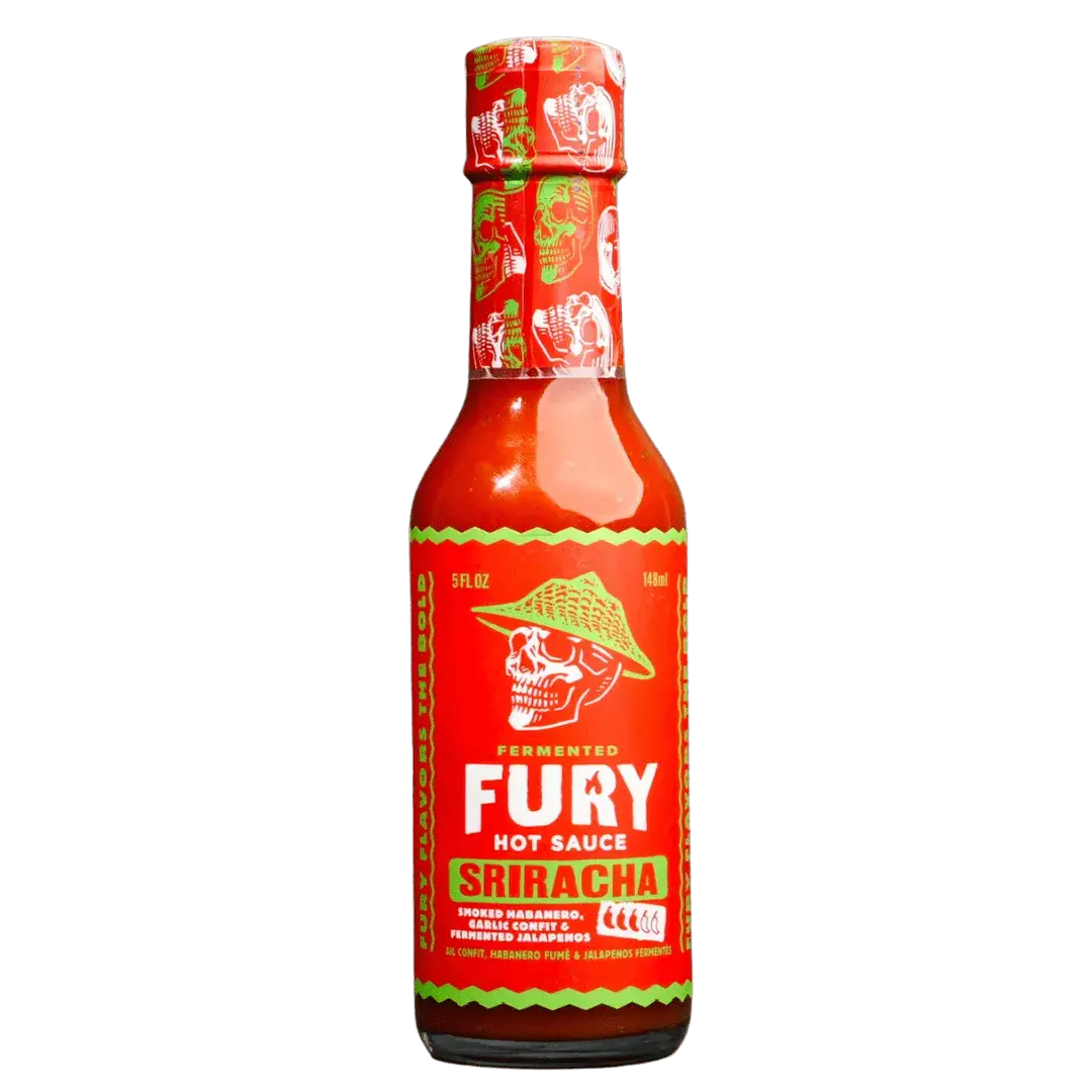 Fury | Sriracha - Jalapeno Garlic Hot Sauce - Mazdak Leisure