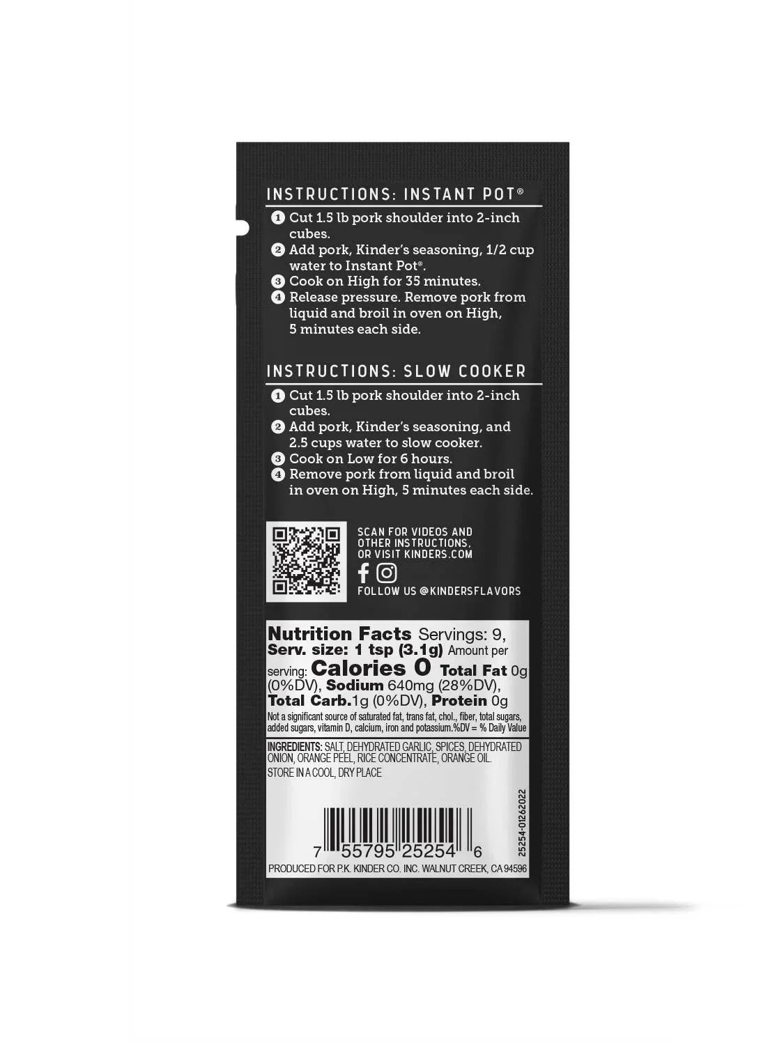 Kinder's | Carnitas - Mazdak Leisure