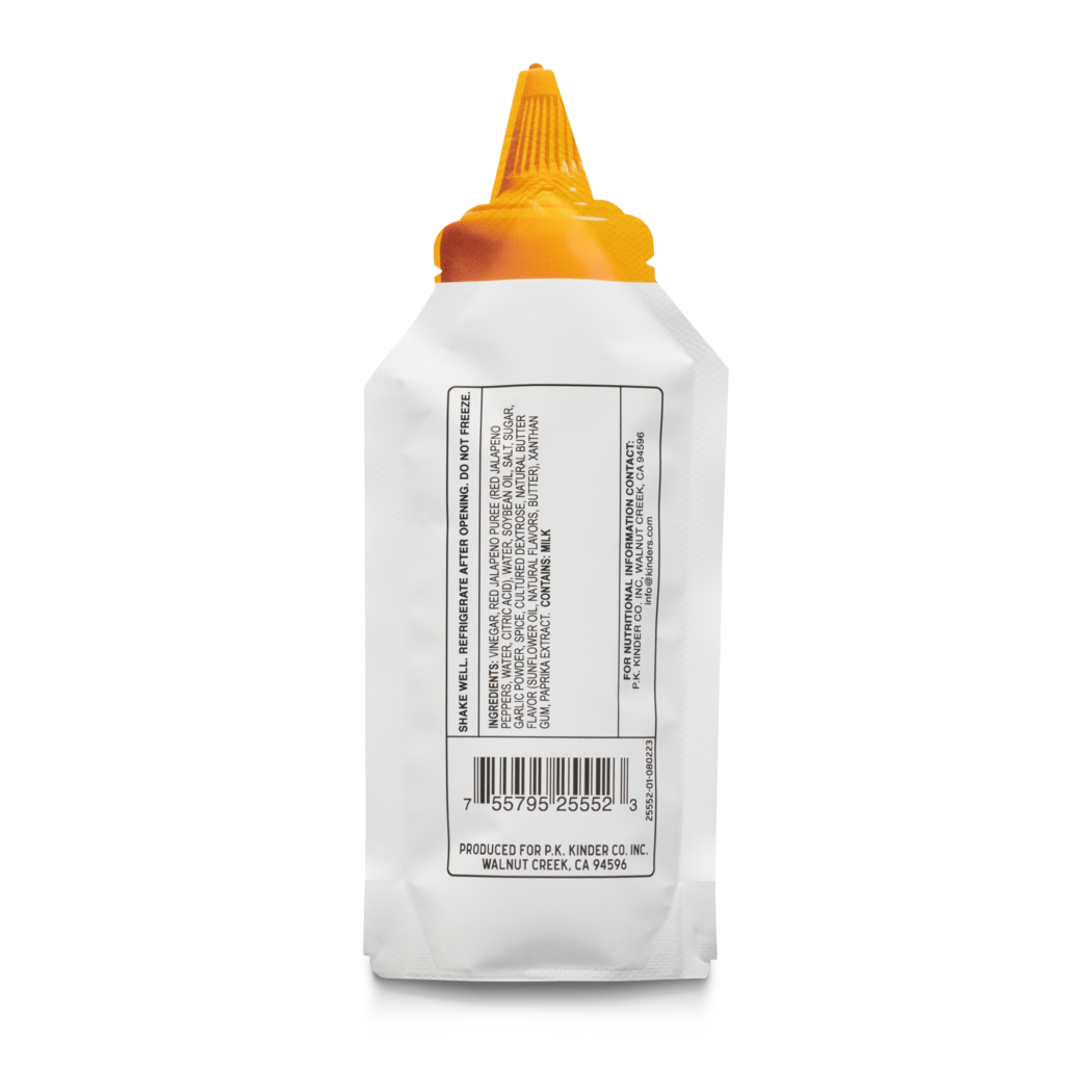 Kinder's | Sachets / Soft Bottles - Buttery Buffalo - Mazdak Leisure