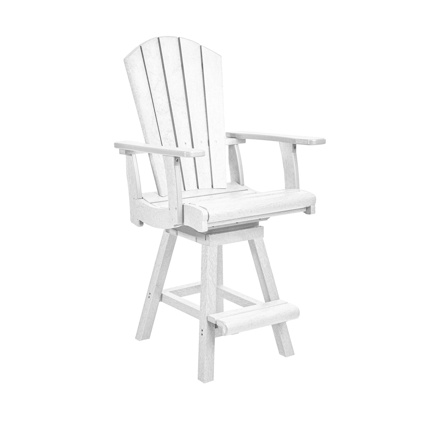C.R. Plastics | Swivel Classic Counter Arm Chair