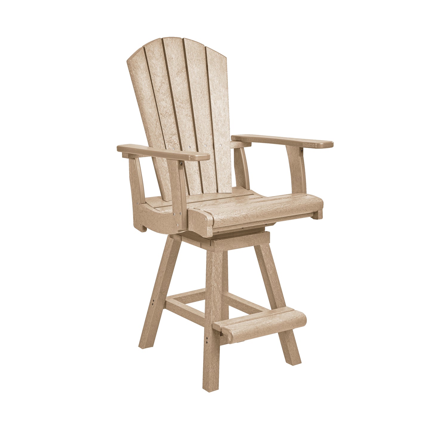 C.R. Plastics | Swivel Classic Counter Arm Chair