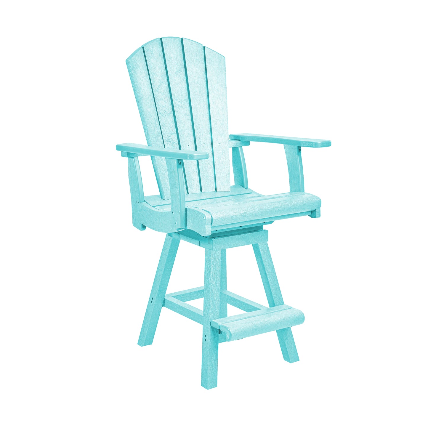 C.R. Plastics | Swivel Classic Counter Arm Chair