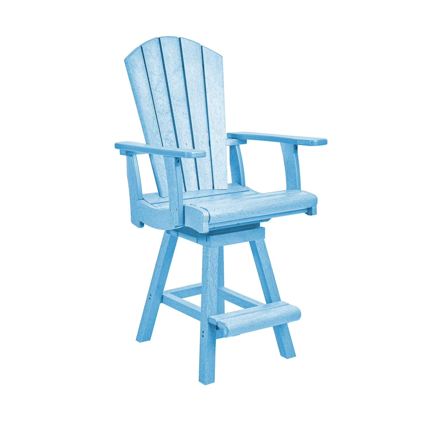 C.R. Plastics | Swivel Classic Counter Arm Chair