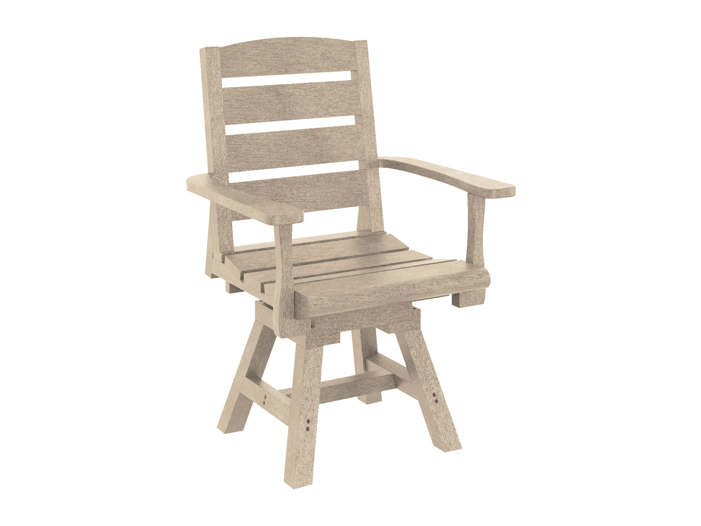 C.R. Plastics | Napa Dining Swivel Arm Chair