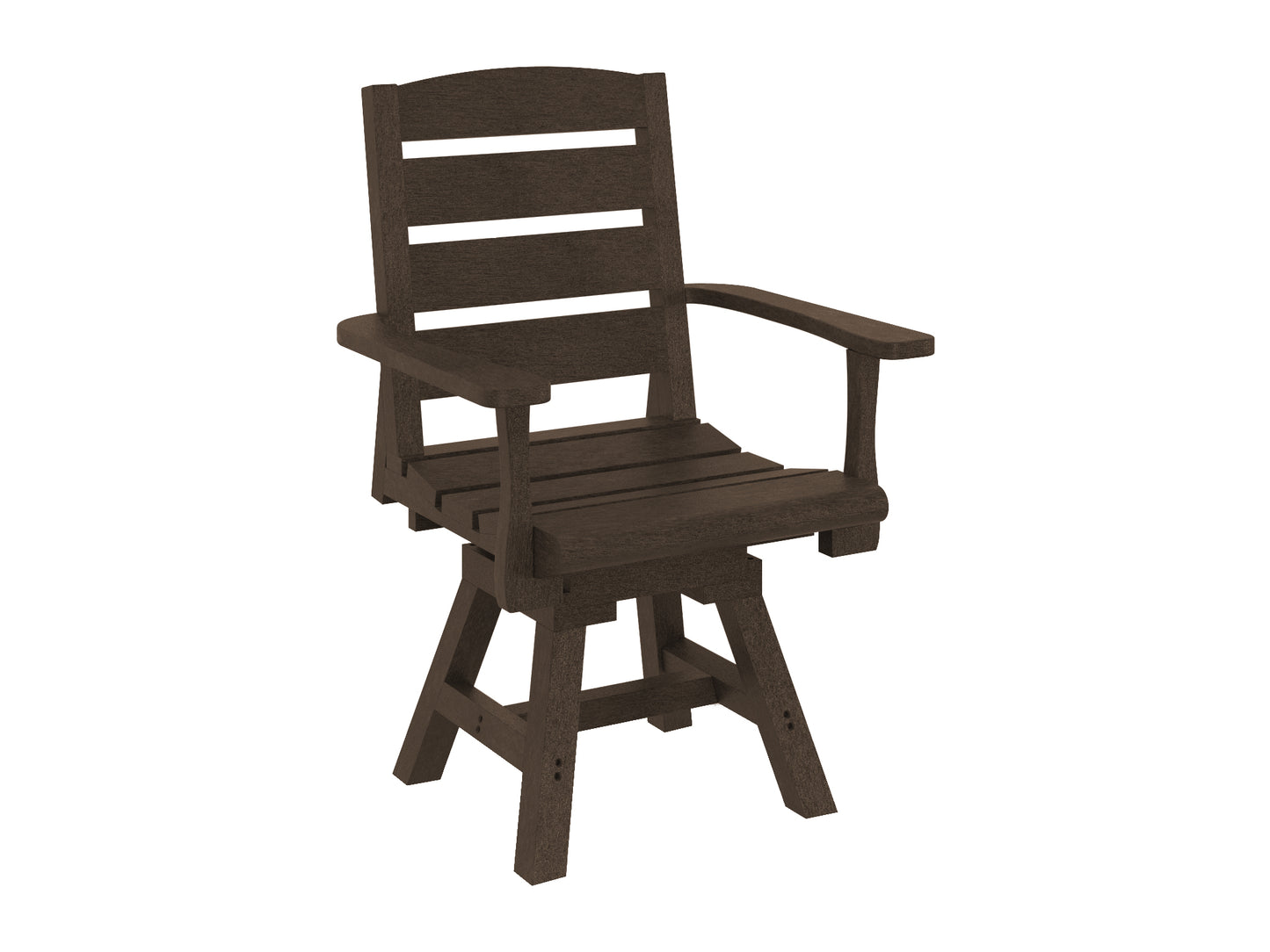 C.R. Plastics | Napa Dining Swivel Arm Chair