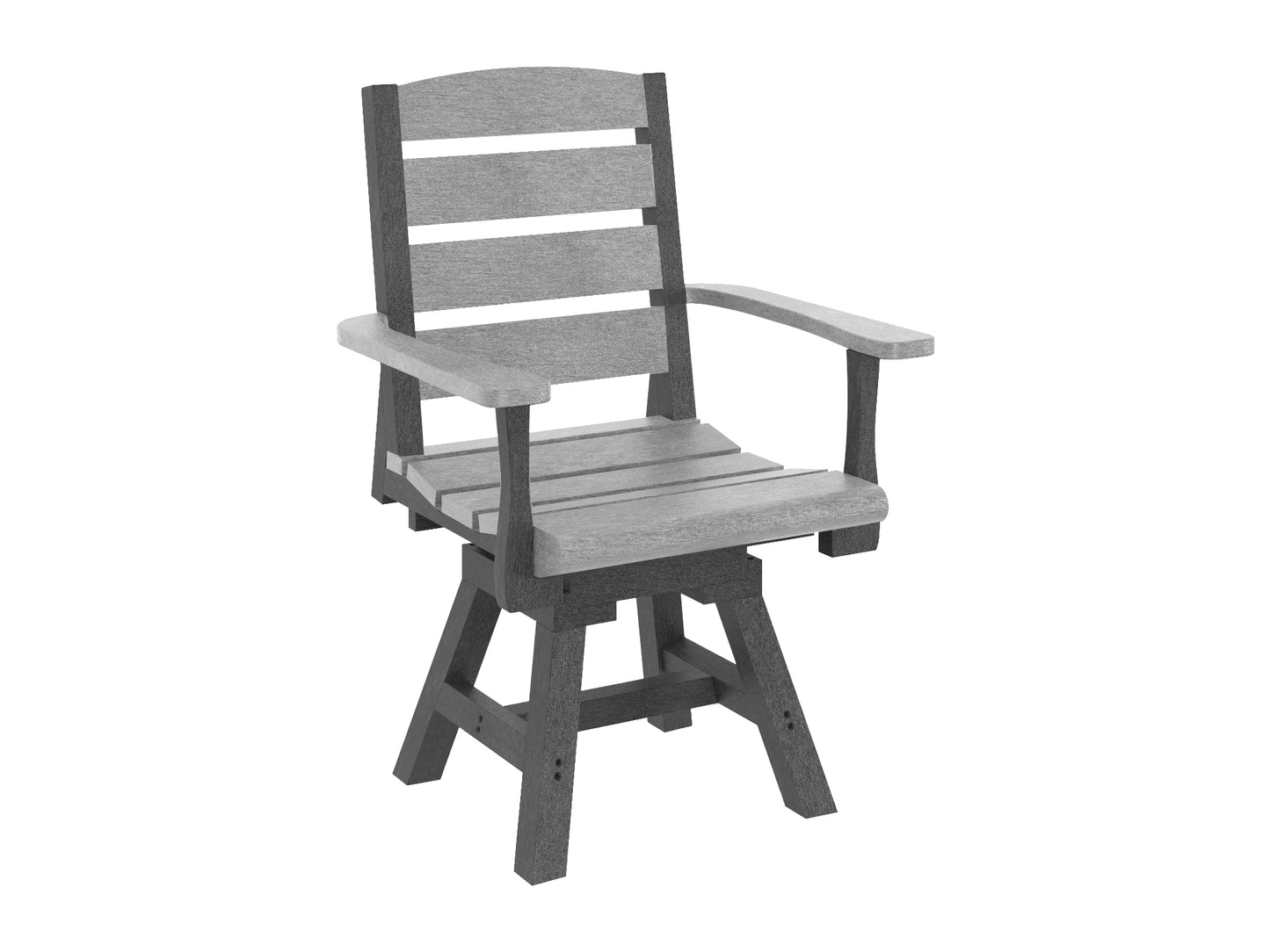 C.R. Plastics | Napa Dining Swivel Arm Chair