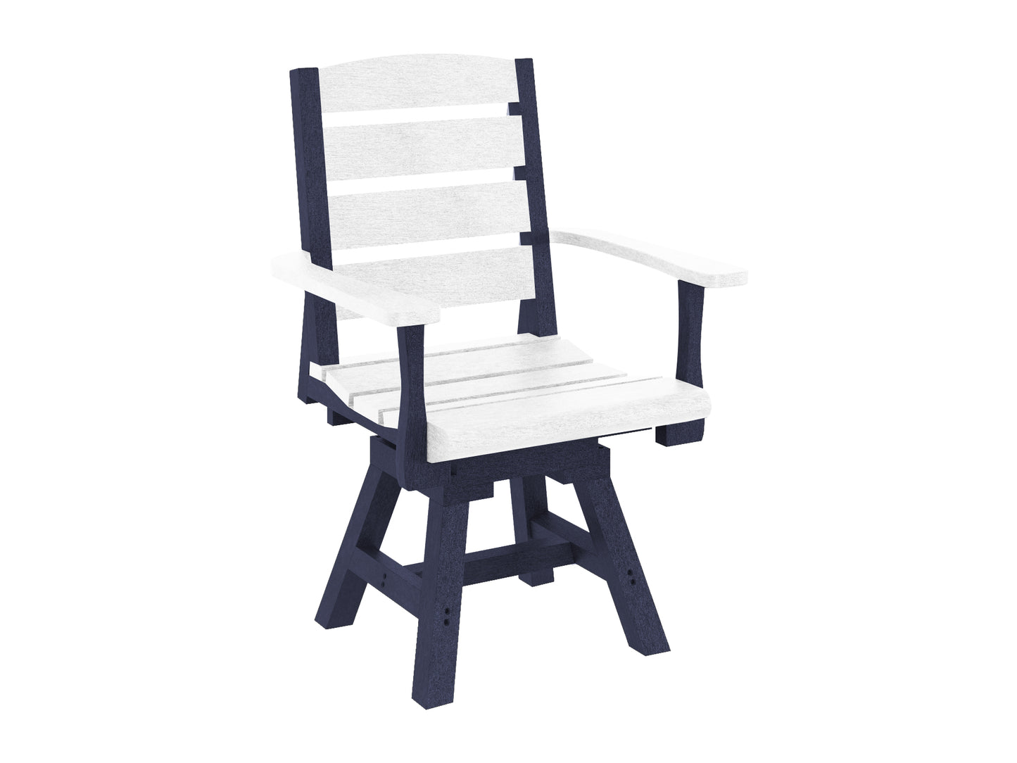 C.R. Plastics | Napa Dining Swivel Arm Chair