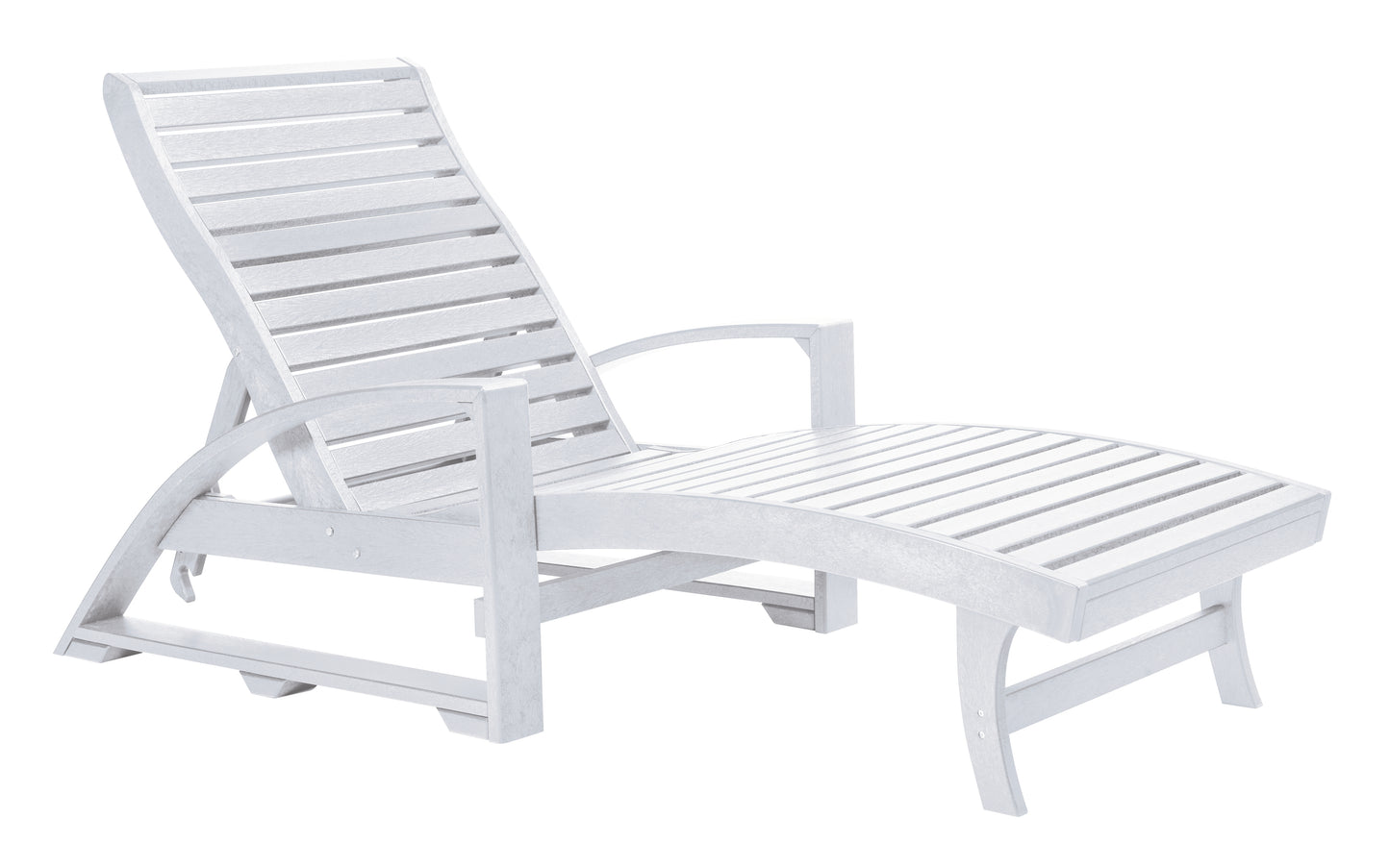 C.R. Plastics | St. Tropez Chaise Lounge w/ Hidden Wheels