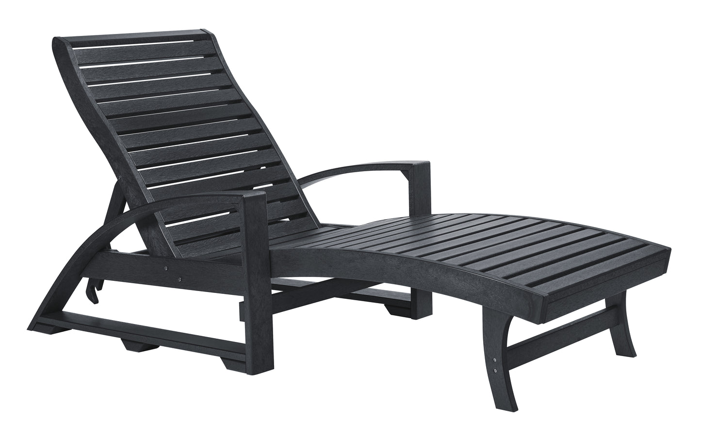 C.R. Plastics | St. Tropez Chaise Lounge w/ Hidden Wheels