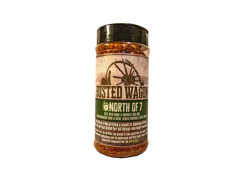 Busted Wagon BBQ | North of 7 Beef, Wild Game & Roadkill BBQ Rub - Mazdak Leisure