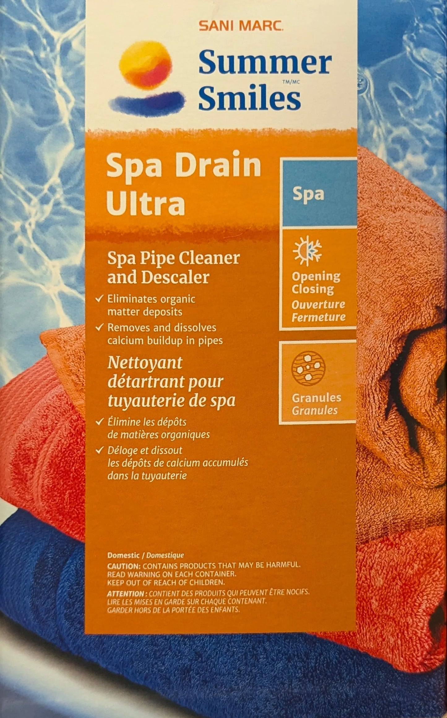 Summer Smiles | Spa Drain Ultra Kit - Spa Pipe Cleaner and De-Scaler - Mazdak Leisure