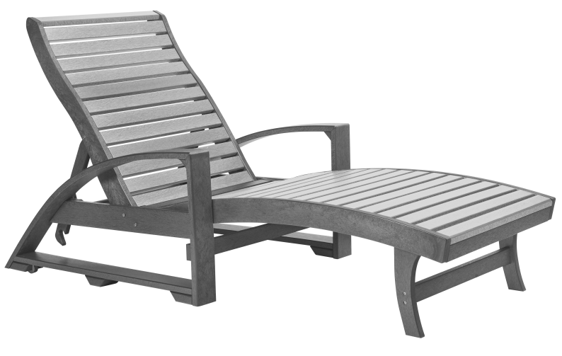 C.R. Plastics | St. Tropez Chaise Lounge w/ Hidden Wheels