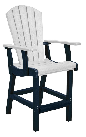 C.R. Plastics | Swivel Classic Counter Arm Chair