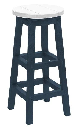 C.R. Plastics | Swivel Barstool Pub Height - Mazdak Leisure