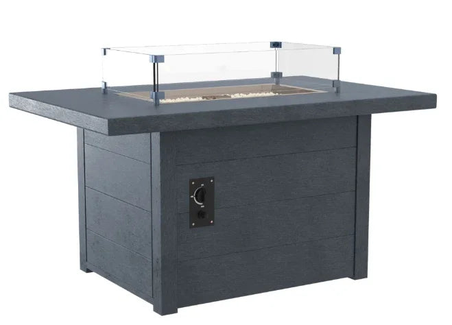 C.R. Plastics | 48" Rectangular Fire Table - Mazdak Leisure
