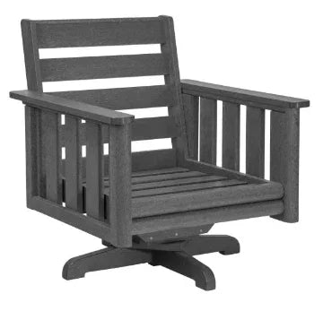 C.R. Plastics | Stratford Swivel Arm Chair Frame - Mazdak Leisure