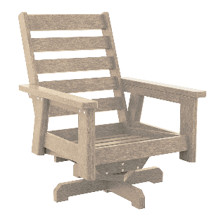 C.R. Plastics | Charleston Swivel Arm Chair Frame