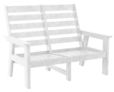C.R. Plastics | Charleston High Back Loveseat