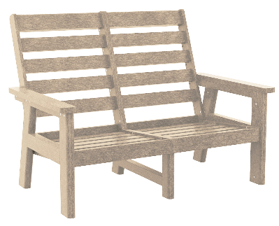 C.R. Plastics | Charleston High Back Loveseat