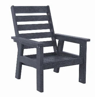 C.R. Plastics | Charleston High Back Arm Chair Frame - Mazdak Leisure