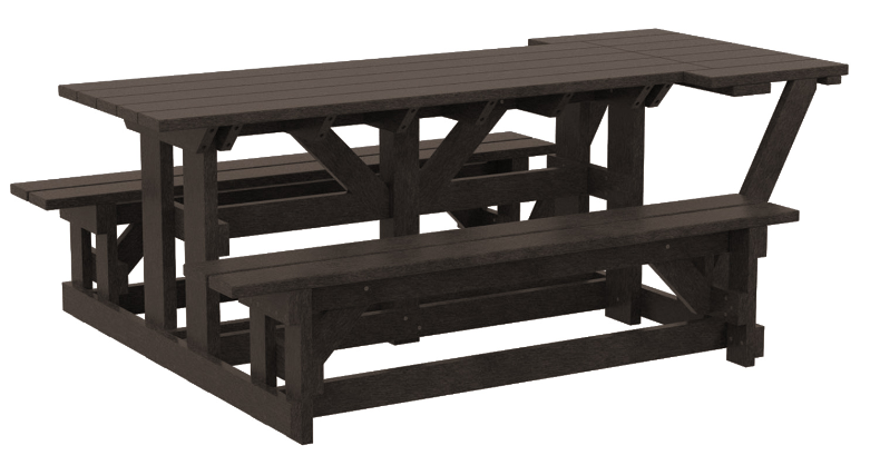 C.R. Plastics | 72" Rectangular Picnic Table (Wheelchair Accessable)