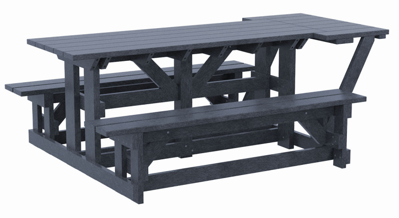 C.R. Plastics | 72" Rectangular Picnic Table (Wheelchair Accessable)