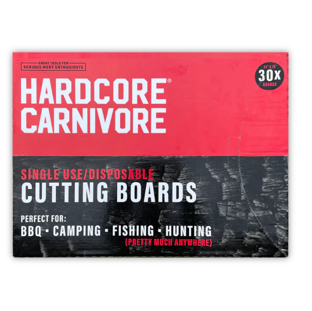 Hardcore Carnivore | Disposable Cutting Board - Mazdak Leisure