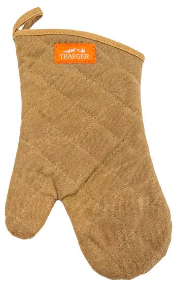 Traeger | BBQ Mitt Brown Canvas & Leather - Mazdak Leisure