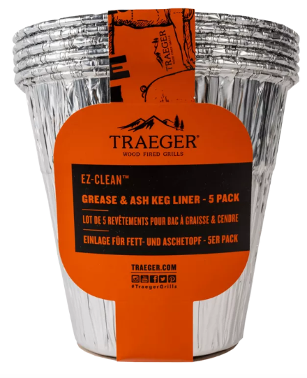 Traeger | EZ-Clean Grease & Ash Keg Liner 5 Pack - Mazdak Leisure