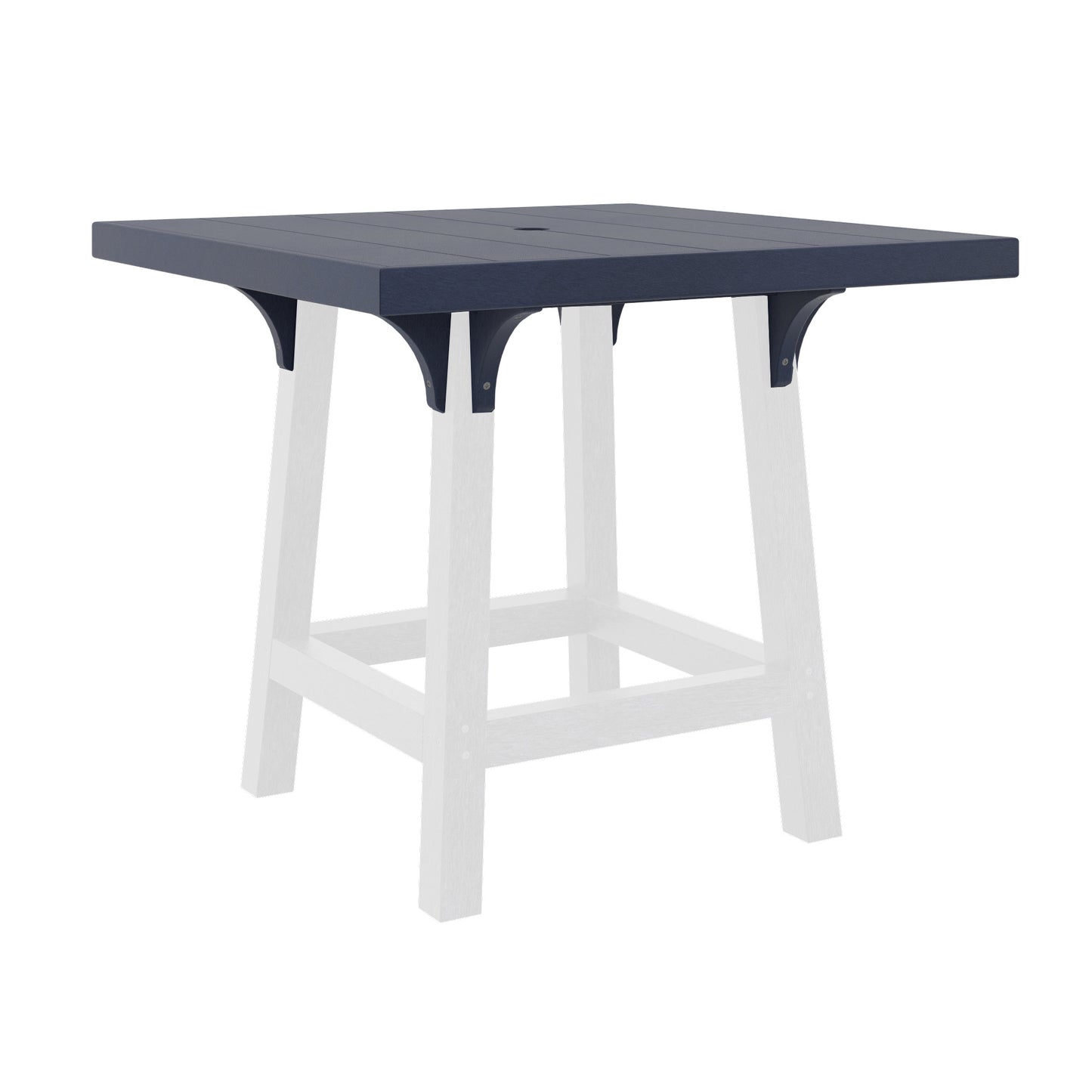 C.R. Plastics | 36" Square Table Top with Hole (TT15) - Mazdak Leisure