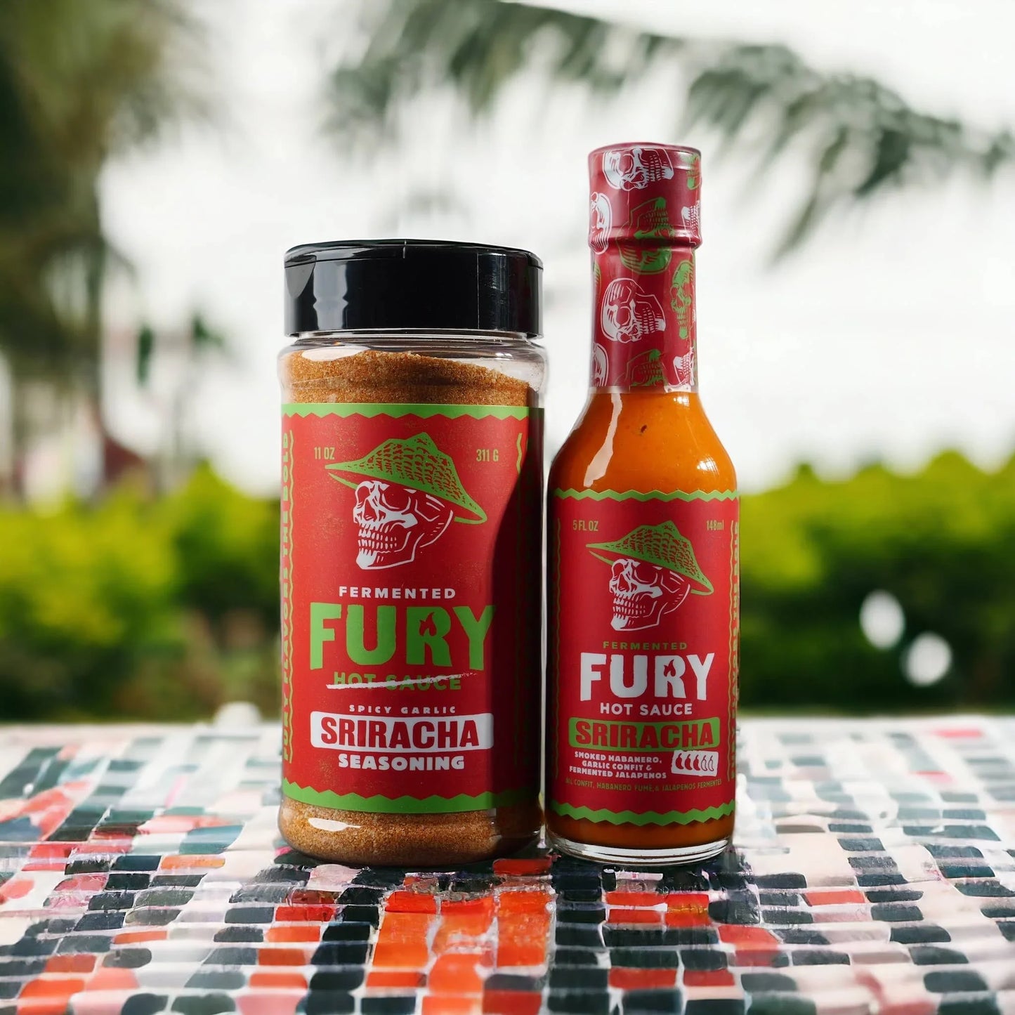 Fury | SPICY GARLIC SRIRACHA SEASONING - BBQ RUB - Mazdak Leisure