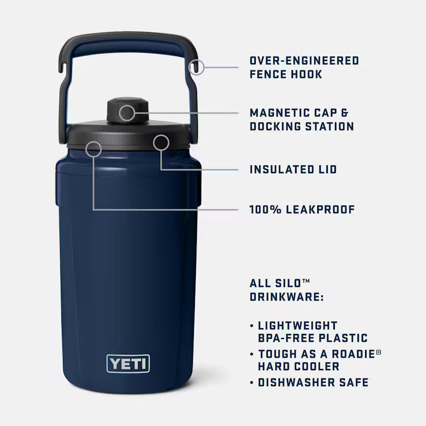 YETI | Silo™ 1.89L (1/2 Gallon) Jug with Magdock ™ Chug Cap - Mazdak Leisure