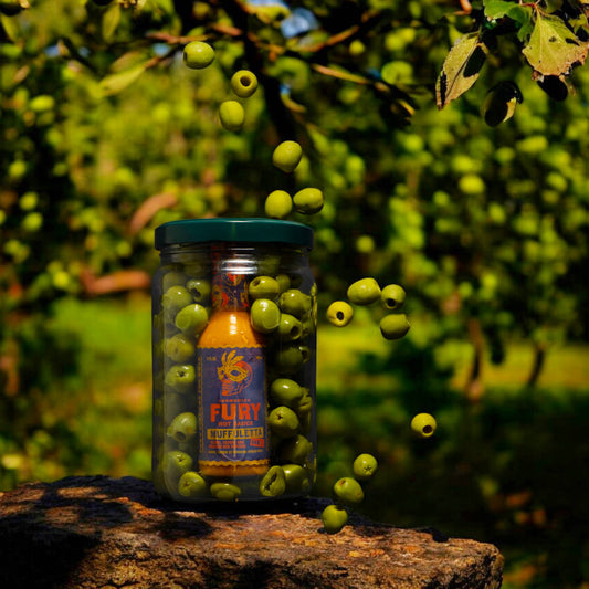 Fury | Muffuletta - Italian Olive Hot Sauce - Mazdak Leisure