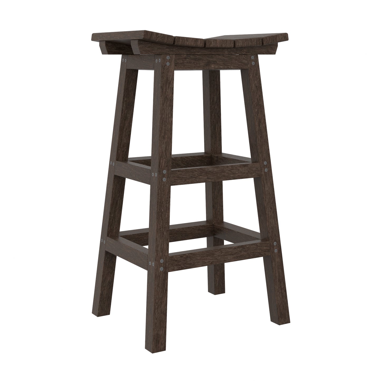 C.R. Plastics | Saddle Bar Stool - Mazdak Leisure