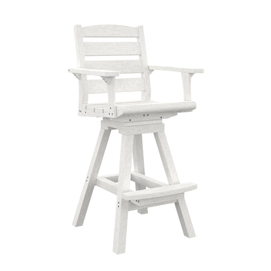 C.R. Plastics | Napa Swivel Pub Arm Chair - Mazdak Leisure