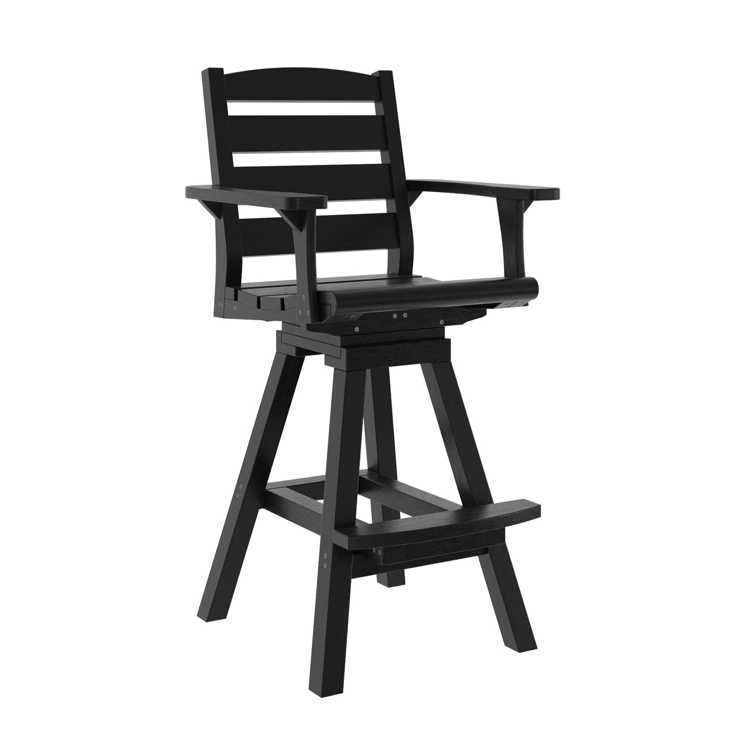 C.R. Plastics | Napa Swivel Pub Arm Chair - Mazdak Leisure