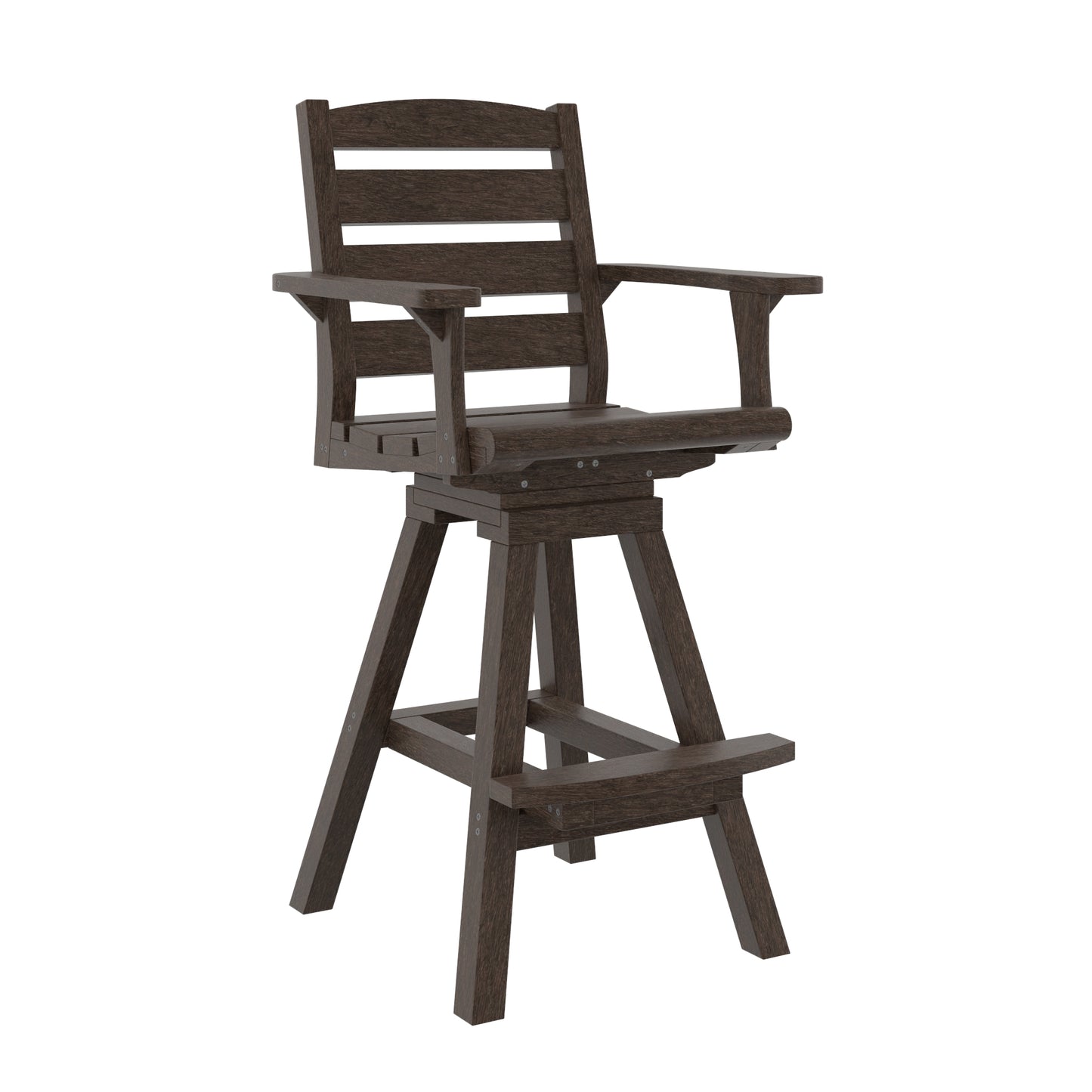 C.R. Plastics | Napa Swivel Pub Arm Chair - Mazdak Leisure
