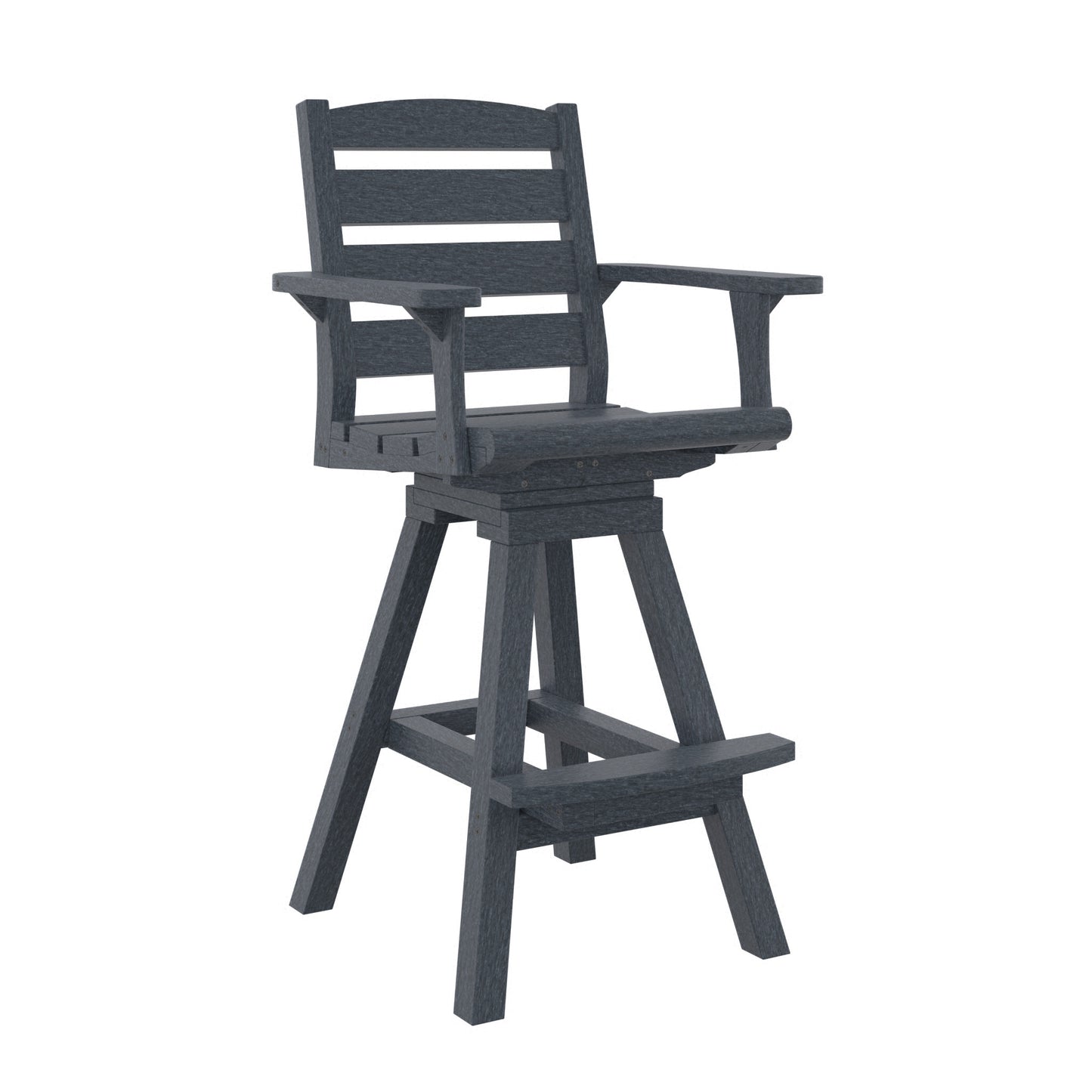 C.R. Plastics | Napa Swivel Pub Arm Chair - Mazdak Leisure