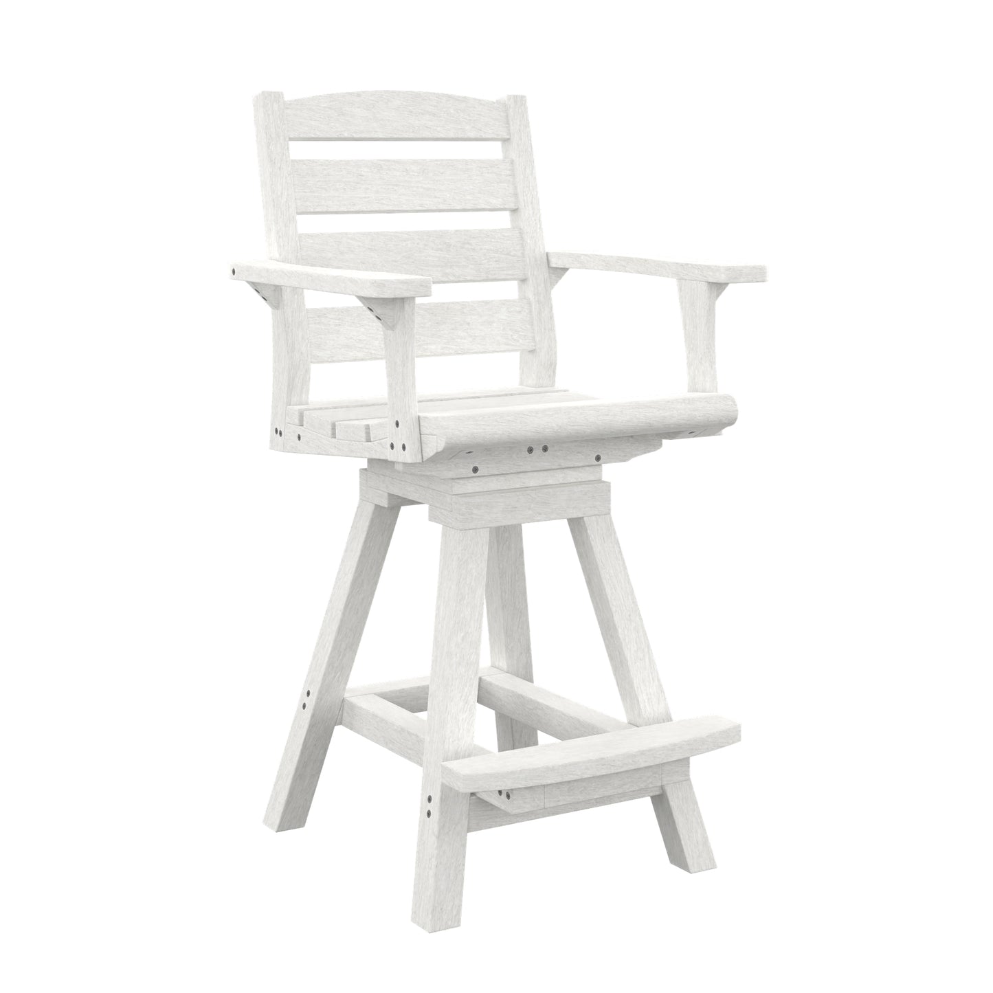 C.R. Plastics | Napa Swivel Counter Arm Chair - Mazdak Leisure