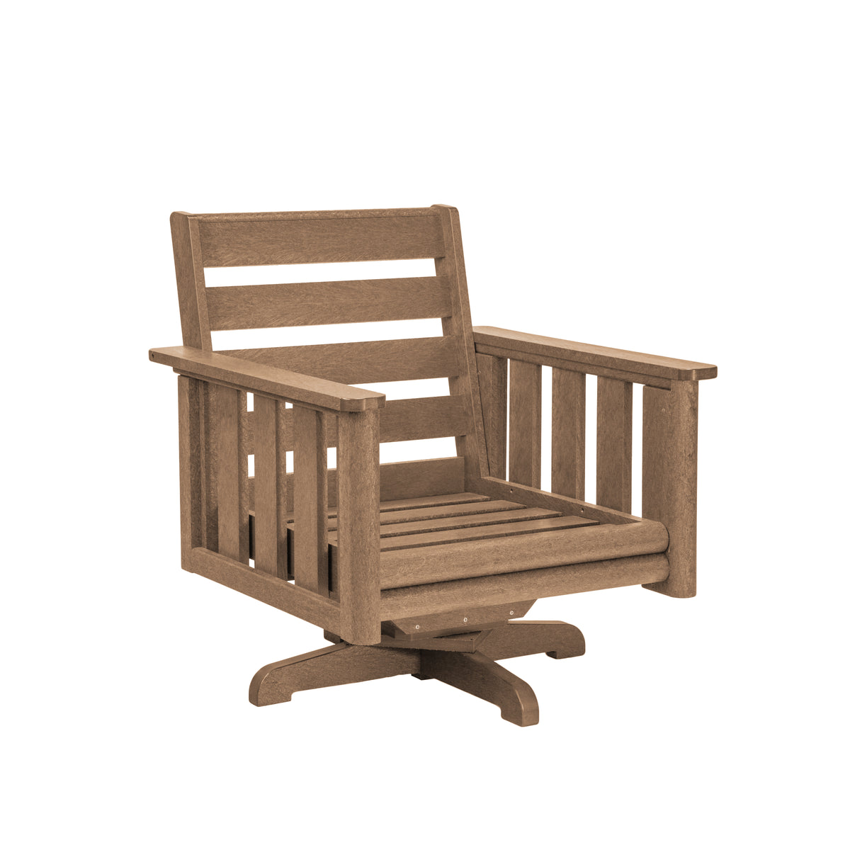 C.R. Plastics | Stratford Swivel Arm Chair Frame - Mazdak Leisure