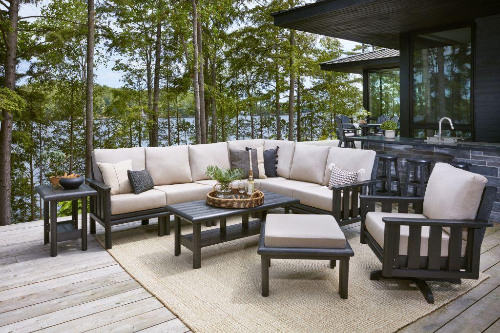 Stratford L Sectional (With Cushions) - Mazdak Leisure