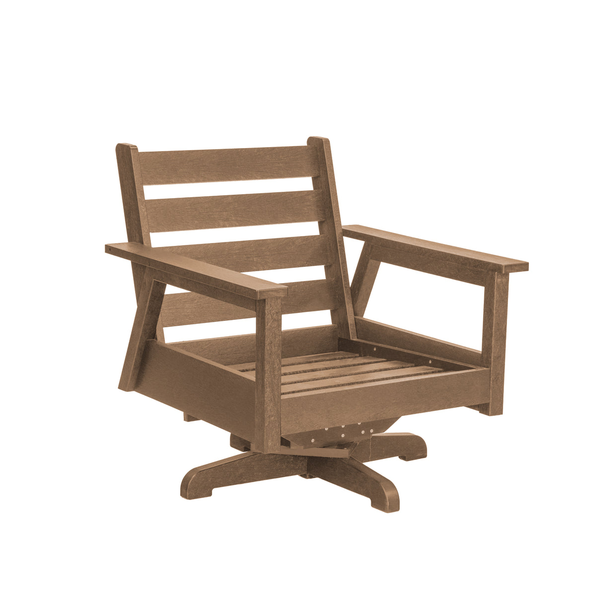 C.R. Plastics | Tofino Swivel Arm Chair Frame - Mazdak Leisure