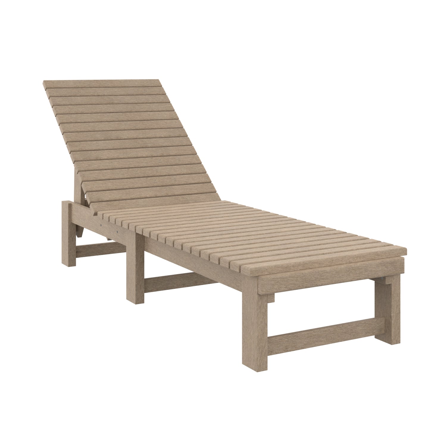 C.R. Plastics | Armless Chaise Lounge - Mazdak Leisure