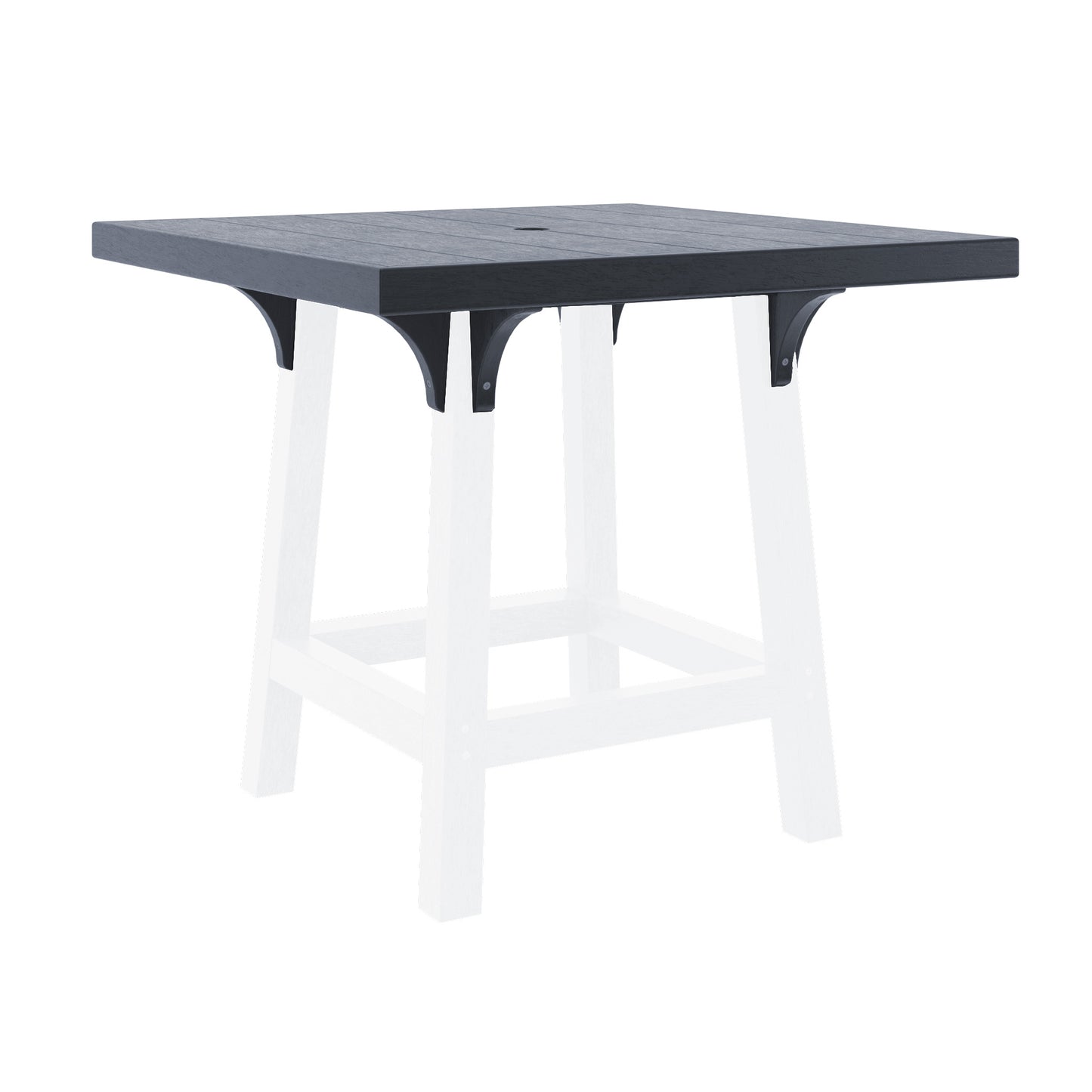 C.R. Plastics | 36" Square Table Top with Hole (TT15) - Mazdak Leisure
