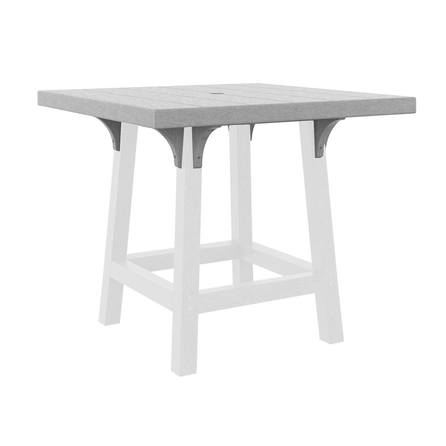 C.R. Plastics | 36" Square Table Top with Hole (TT15) - Mazdak Leisure