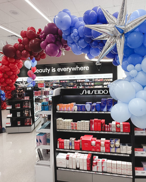 Balloon arch in Shoppers Drug Mart